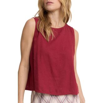 Nobody's Child Tulip Back Sleeveless Top in Red at Nordstrom, Size 12