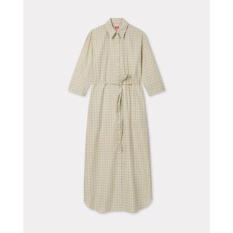 Kenzo Weave Long Shirt Dress, Brand Size 42 ( US Size 10 )