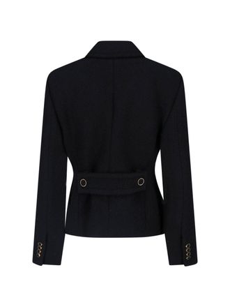 Chlo&eacute; Womens Chlo&egrave; Jackets Black Virgin Wool
