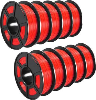 OEM Filamento 3d, Alta Resistencia, Baja Contracci&oacute;n, Petg Rojo, 11 Kg