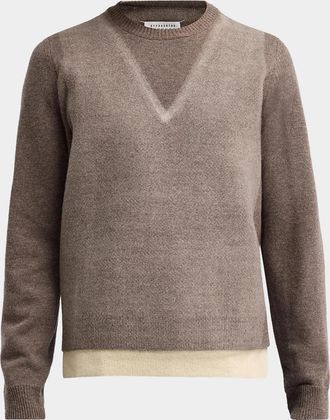Maison Margiela Fused Knit Crewneck Sweater