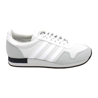 adidas Technische stoffen veterschoen met su&egrave;de inzetstukken - Heren - Skateschoenen - Wit - 42 EU - Su&egrave;de - Fitness