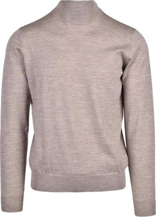 FILIPPO DE LAURENTIIS Truien & Vesten, Heren, Grijs, 2Xl, Wol, Ciclista Turtleneck