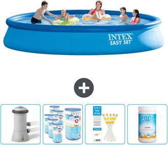 Intex Piscina Easy Set Redonda - 457x84 Cm - 7-piezas Scb85