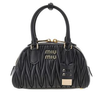 Miu Miu Matelass&eacute; nappa leather Arcadie bowling bag Woman One Size