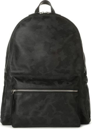 Orciani Laio Skyline Leather Backpack - Bags - Hombre - Negro - ONE SIZE