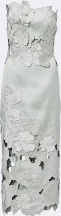 Costarellos Nikola guipure lace midi dress