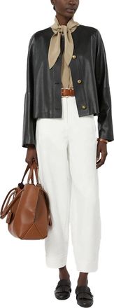 Max Mara Nappa Leather Jacket