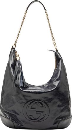 Gucci Pre-owned Gucci Patent Soho Shoulder Bag 326706.493492