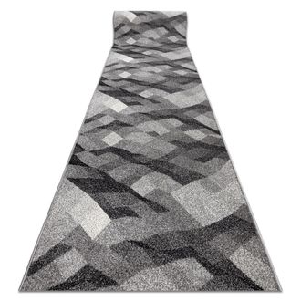 RugsX Rugsx - Alfombra De Pasillo Silver Palanga Gris 120 Cm Grey 120x1000 Cm