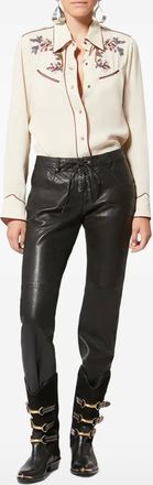 Isabel Marant Camicia YZEA con ricamo - Toni neutri