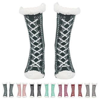 Generic Slipper Socks Ultra-Thick Cute Slipper Home Socks Non-Slip Indoor Winter Warm Home Socks for Women Men, Cozy Soft Thermal House Socks with Grippers