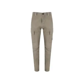 C.P. Company Slim-fit Trousers, male, Gray, Size: 2XS Stretch Sateen Cargo Pants