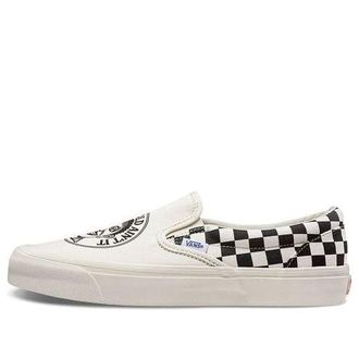 Vans John Van Hammersveld x OG Classic Slip-On LX Checker - Marshmallow Black VN000UDFQLU