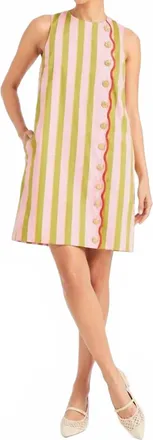 Mestiza New York Etta Printed Mini Dress In Herbes De Provence