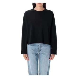 Polo Ralph Lauren Dames, Tops, Zwart, Maat: M Katoen