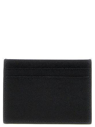 Saint Laurent Monogramme Leather Card Case - Black
