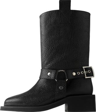 L37 Bold Move Enkellaarsjes - Dames - Enkellaarsjes - Zwart - 41 EU - Leer - Schoenen