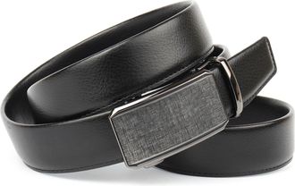 Anthoni Crown Lederg&uuml;rtel ANTHONI CROWN, Herren, Gr. 100, schwarz, Rindsleder, G&uuml;rtel Lederg&uuml;rtel