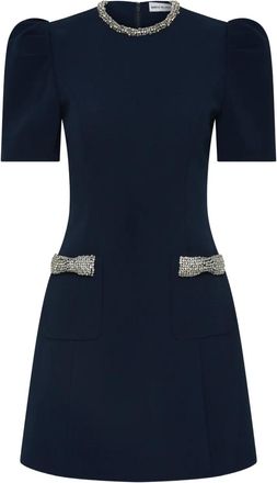 Rebecca Vallance Abito corto Nemy con decorazione - Blu
