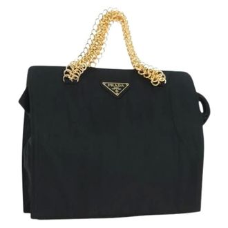 Prada Pre-owned Handbags, female, Black, Size: ONE SIZE Pre-owned Vintage Hand Bag