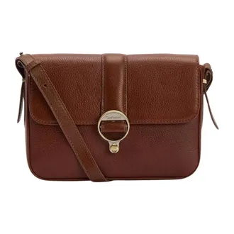 Barbour Cross Body Bags, male, Brown, ONE SIZE, Rosa Leather Crossbody Bag