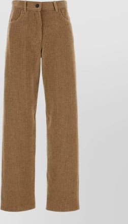 The Row clair corduroy wide leg tailored trousers