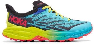 Hoka One One Speedgoat 5 1123158-SBBK Womens Scuba Blue Black Running Shoes
