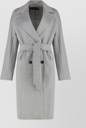 Max Mara cashmere blend double-breasted midi coat