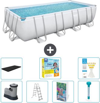 Bestway Piscina Bestway Power Steel Rectangular - 549x274x122 Cm - 8-piezas S532