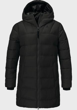Sch&ouml;ffel Parka SCH&Ouml;FFEL Urban Ins Parka Style Boslix WMS, Damen, Gr. 44, schwarz (9990, schwarz), Oberstoff: 63% Nylon, 37% Baumwolle; Futter: 100% Polyester, 