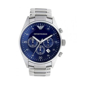 Emporio Armani Accessoires, Heren, Grijs, ONE Size, Sportivo Chronograph Horloge