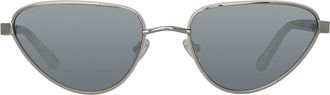 Linda Farrow MAGDA BUTRYM MAGDA18 C3 Mens Sunglasses Silver Size 59