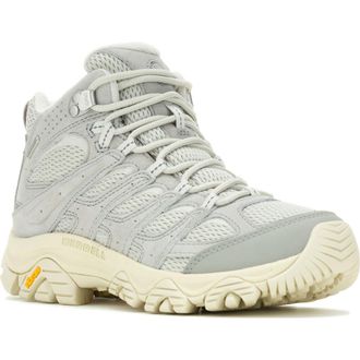 Merrell Moab 3 Mid Waterproof Hiking Shoe in Paloma at Nordstrom, Size 8.5