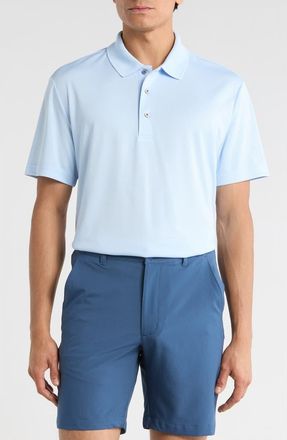 PGA TOUR Short Sleeve Solid Golf Polo in Frosted Window at Nordstrom Rack, Size Xx-Large