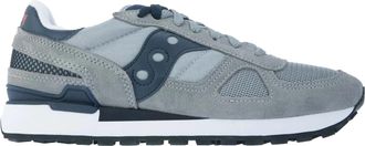 Saucony Heren Shadow Original Suede Paneel Trainers (Grijs)