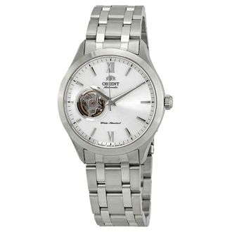 Orient Open Heart Automatic Silver Dial Mens Watch FAG03001W0