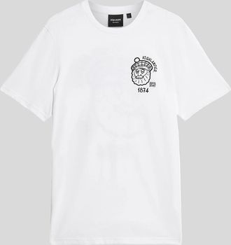 Lyle & Scott Mens Highlander Graphic T-shirt - White - Size: 44