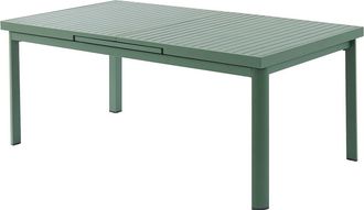 Vente-Unique Tavolo da giardino allungabile 180/240 cm in Alluminio Verde acqua - NAURU