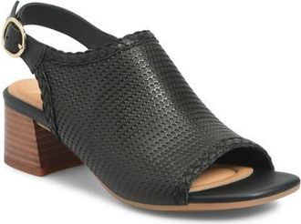 S&ouml;fft Lois Slingback Sandal in Black at Nordstrom, Size 6.5