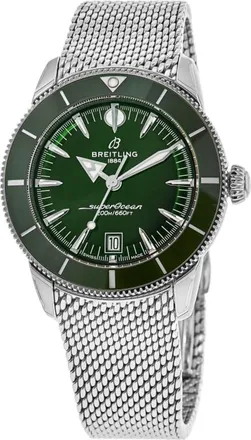Breitling Superocean Heritage B31 Automatic 44 Green Dial Stainless Steel Mens Watch AB3112361L1A1