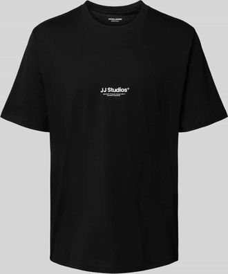 Jack & Jones Jack & Jones T-Shirt mit Rundhalsausschnitt Modell SOHO in BLACK, Größe XXL