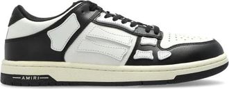 Amiri Sportschoenen Skel Top Low - Dames - Sneakers - Zwart - 40 EU - Leer - Schoenen
