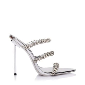 Jessica Rich Womens Diamond Slide In Silver