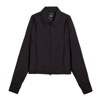 Yohji Yamamoto Light Jackets, female, Black, Size: XS Track Jacket 3 Stripes