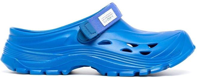 MOK touch-strap mules - unisex - Rubber/Rubber/Rubber - 10 - Blue