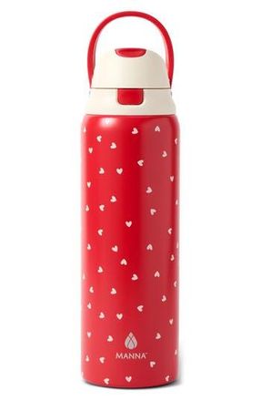 Manna 32-Ounce Hydra Bottle in Red Multi at Nordstrom Rack