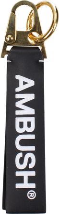 AMBUSH Schl&uuml;sselanh&auml;nger Herren Leder Schwarz