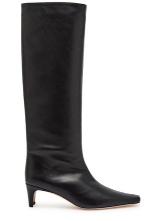 Staud Wally Leather Knee-high Boots - Black - 38 (IT38/ UK5)
