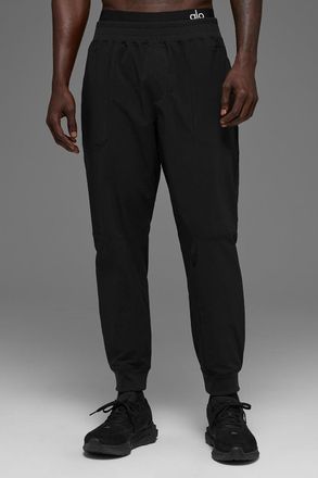 Alo | Co-Op Pants (Regular) in Black, Size: Medium